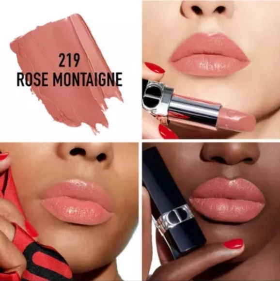Dior | Rouge Dior Satin Lipstick | 219 Rose Montaigne - Picture 4 of 4